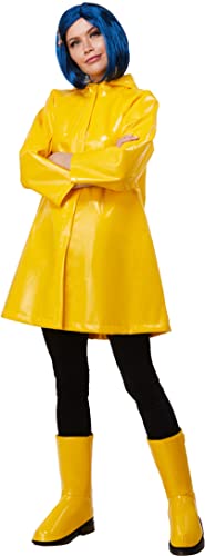 Rubies Coraline: Coraline Rain Coat Costume for Adults Womens Small