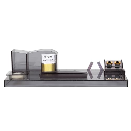 Image of DESKDOCK Acrylic Flag Design Pen Stand for Office and Study Table | 2 Pen Free