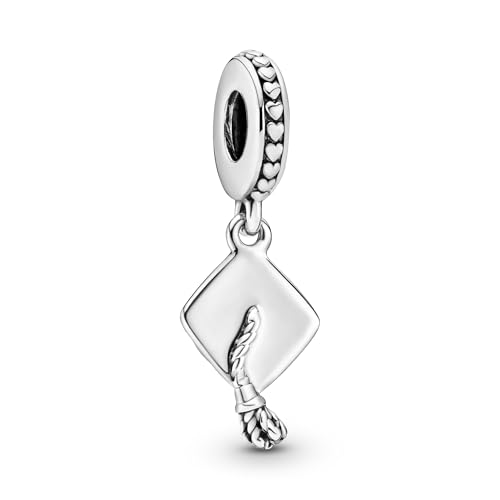 PANDORA Graduation Cap Dangle Charm - Compatible with PANDORA Moments - Sterling Silver - Gift for Her - Jewelry for Women with Gift Box2