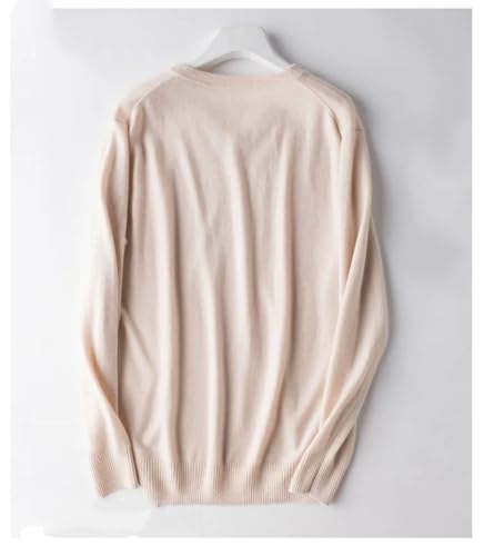 Men Cotton Blend Classic V-Neck Knitted Sweater Pullover Soft Warm Business Casual Jumper3