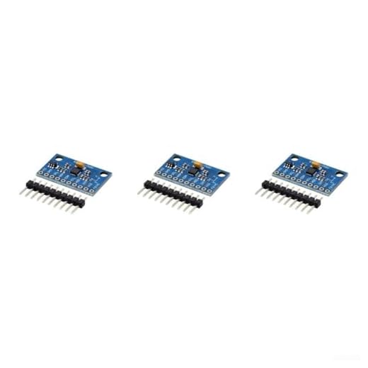 Modulo sensore MPU-9255 a 9 assi con giroscopio accelerometro magnetometro, I2C e interfaccia, alimentatore 3-5V, ADC a 16 bit per Arduino per Raspberry Pi progetti fai da te,
