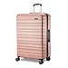 Amazon Basics 30" Hardside Large Checked Luggage, Expandable For Up to 15% More Space, Scratch-Resistant Surface, Four Multi-directional Wheels, Rose Gold