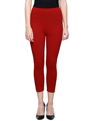 Image of Saundarya Calf Length Leggings for Women Sizes: Small Size (S /M) for 26-30 inches Waist, Regular Size (L /XL) for 30-36 inches Waist and Plus Size (2XL /3XL) for 36-40 inches Waist