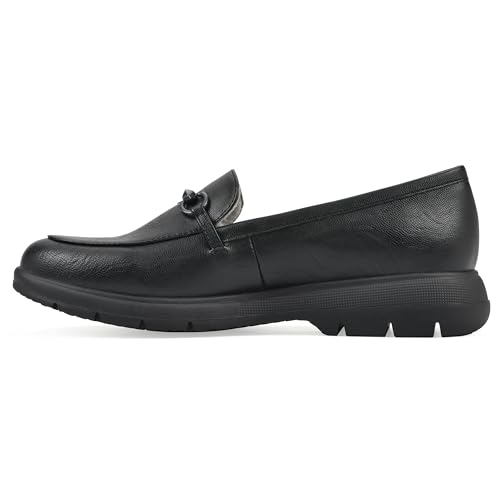 Image of CLIFFS BY WHITE MOUNTAIN Women's Flow Cushioned Lug Sole Loafer Flat