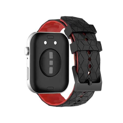 [LOKLNEYK] �ɓK������Huawei Watch Fit 4-3 / 4 Pro�A�N�Z�T���[�ɓK������X�|�[�c�V���R���X�g���b�v(Black red,For Huawei Watch Fit 4 4 pro)