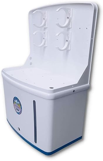 Image of AiQUA Organic Series RO Water Purifier Cabinet with Clamps, Tank Nipple, 5m Pipe, Black Right