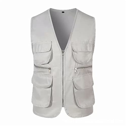 Veste de pêche homme avec poches pour voyage et plein air