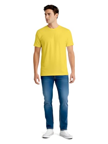 Image of 100% PIMA Cotton T Shirt for Man | Premium Men T-Shirts Regular Fit | Half Sleeve Round Neck Cotton Tshirt for Man | Mens Tees Made for Indian Climate | Available in 10 Colours