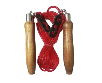 K.P. SPORTS Wooden Handle Skipping Rope For Men & Women Adjustable Jumping Rope For Men Gym Rope/Exercise Rope For Men&Women Workout |Women Jumping Rope| Indoor/Outdoor Use | Skipping Rope (B0D69YM1LS) Amazon Price History, Amazon Price Tracker