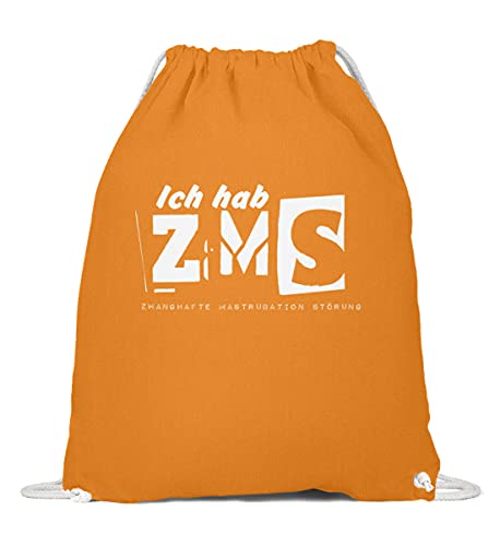 Gymsac en coton orange de qualité supérieure motif original