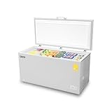 RHINO, Congelador Horizontal, 16 Pies (435L), Refrigerador y Congelador en Uno, Control de Temperatura Preciso, Bajo...