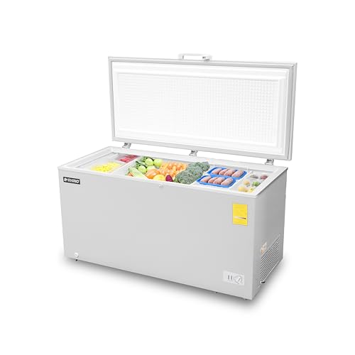 Listado de Congeladores Horizontales los más recomendados. 42 RHINO, Congelador Horizontal, 16 Pies (435L), Refrigerador y Congelador en Uno, Control de Temperatura Preciso, Bajo Consumo Energético, CONGECO-16