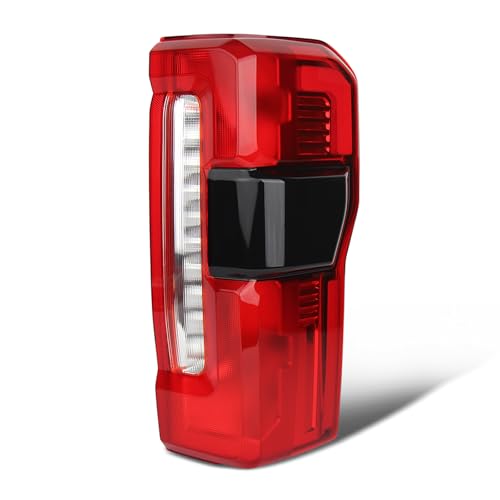 Image of Tail lights Compatible with 2023-2025 Ford F250 F350 Super Duty | w /Blind Spot Halogen Rear Light Taillight Rear Brake Lamp PC3Z13404B FO2801294(W /Blind Spot, Right Passenger Side)