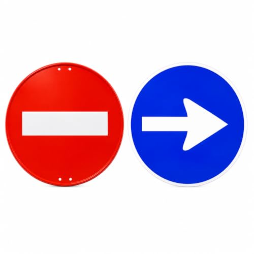 Panneau métallique Ferretelix R-101 et R-400 de 50 cm pour signalisation routière