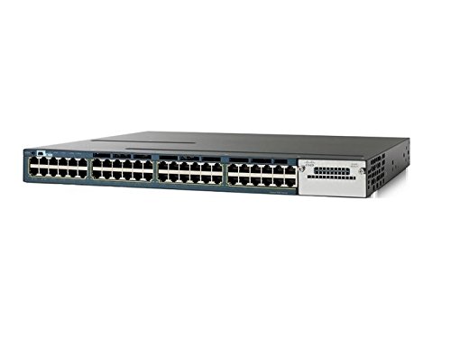 (Renewed) Cisco WS-C3560X-48P-L Standalone 48 10/100/1000 Ethernet PoE+ Ports, with 715W AC Power Supply 1 RU, Lan Base Feature Set