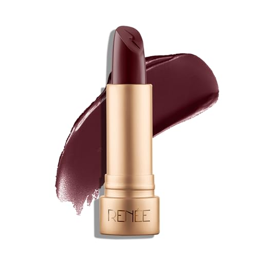 Image of RENEE H2O Hydrating Creme Lipstick-Wine Splash, Super Glossy, Lightweight, Non-drying & Hydrating, Easy Glides Formula with Intense Pigment, Shea Butter, Hyaluronic Acid, Jojoba Oil Infused