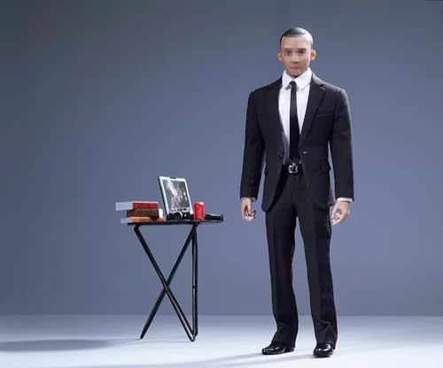 1/6 Ratio of Men's Clothing，1/6 Scale Male Figure Sport Suit，1/6 Scale Male Clothes ，Set, Black3