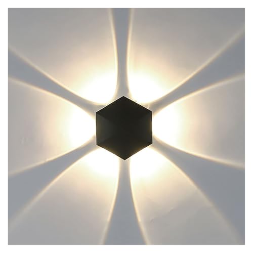Modern Minimalist Black Wall Lantern - Waterproof IP65 Outdoor Wall