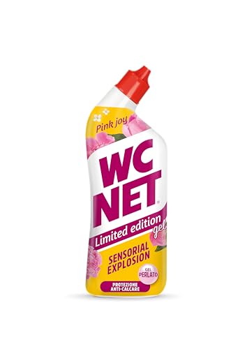 Wc Net - Limited Edition Pink Joy, Detergente Liquido Per Sanitari, Essenza Peonia E Muschio Bianco, Prevenzione Calcare E Igienizzante Per Wc, 700 Ml