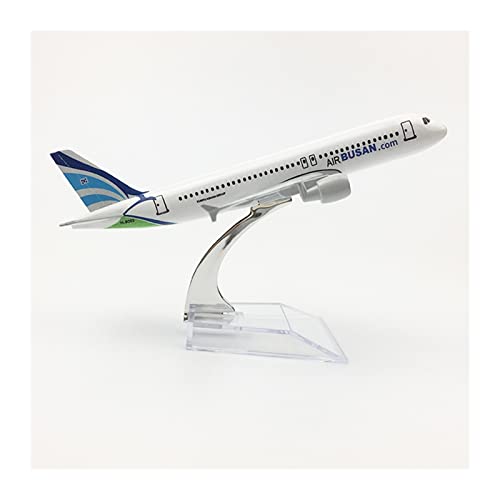 Avión en miniatura de metal fundido Airbus A320 réplica premium de 16 cm