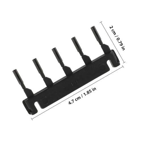 Clips Extensions Cheveux 6D Noirs - Pinces Métalliques Épingles Sûreté
