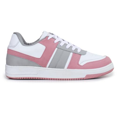 Image of TRASE Casual Sneaker Shoes for Women | Soft Cushioned Insole | Sneakers for Woman | Lightweight | Comfortable | Stylish, Trendy Girls and Women Sneakers with Laces