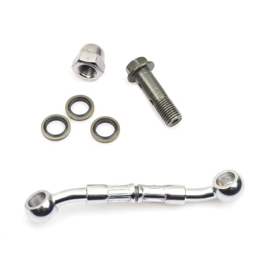 Modificación de conector de manguera de aceite de freno hidráulico para moto con tubo de extensión 5