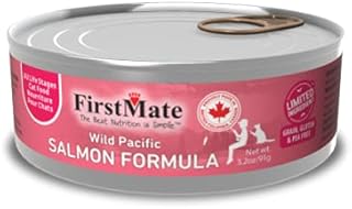 FirstMate Pet Foods FI22001 3.2 oz FirstMate Lid Wild Salmon Cat Food - Pack of 24