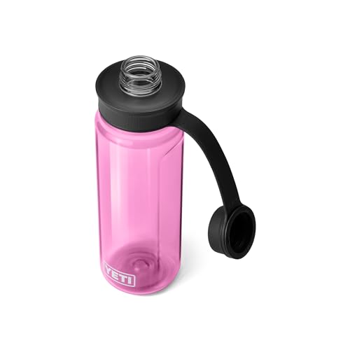 Image of YETI Yonder Water Bottle with Yonder Tether Cap, Lightweight, Leakproof and BPA-Free