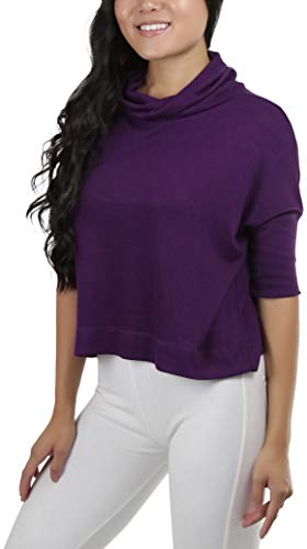 Image of ToBeInStyle Women's Classic Knit Fold Over Turtleneck Pullover