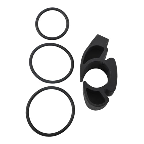 MoSundi Soporte para bicicleta Polar Smartwatch, soporte de silicona redondo y plano, seguro para el ajuste, color negro