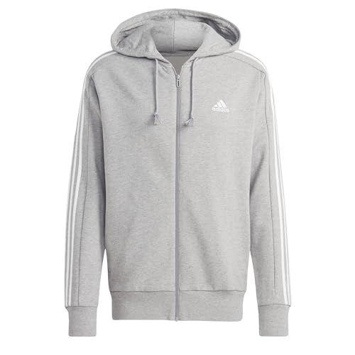 Image of adidas Men M 3S FT FZ HD Gym & Training hooded track top