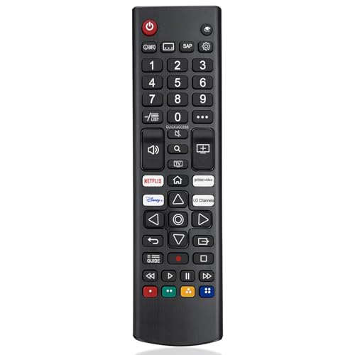 Universal Remote for LG TV Remote Control (All Models) with Netflix Video Dis+ L G Channels Button Compatible with All LG LED LCD OLED Webos 4K 8K HDR HDTV UHD Smart TV