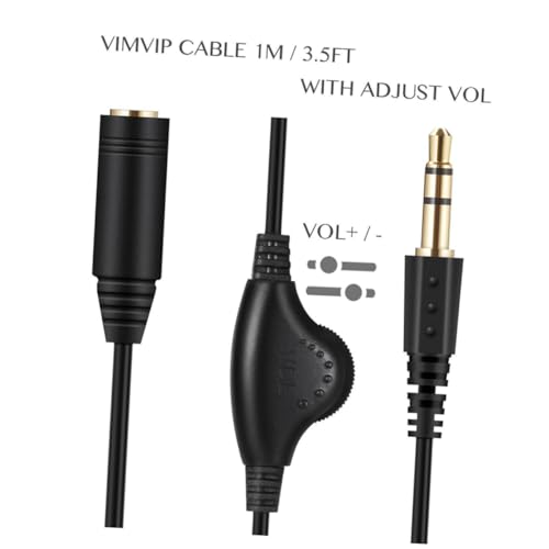 Cable de extensión de audio Mipcase de 2 piezas para escuchar música cómodamente desde el sofá 5