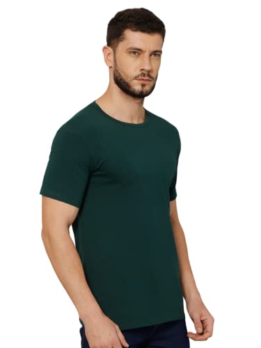 Image of T-Shirt for Men - 100% Cotton Casual T-Shirt | Half Sleeve, Round Neck 4 Way Stretch Fabric | Slim Fit T-Shirt
