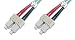 Produktbild DIGITUS LWL Patch-Kabel OM1 - 3 m ST auf ST Glasfaser-Kabel - LSZH - Duplex Multimode 50/125µ - 10 GBit/s - Orange