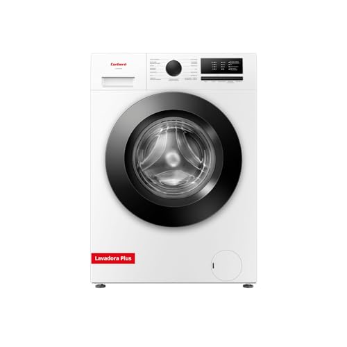 Corberó – Lavadora Carga Frontal Plus 6kg | CLH6105MN | 1000 RPM | Motor Inverter | 15 Programas | Lavado Rápido 15 Min | Inicio Diferido | Función Antialérgica | Color Blanco