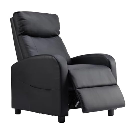 Sweetcrispy PU Leather Recliner Sofa