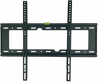 S-TEK TV Wall Bracket - Ultra Slim TV Wall Mount for 32-85 Inch LCD, LED, and Plasma TV - Slim Fixed TV Bracket with VESA 200x200-500x500, Up to 75kg Weight Capacity
