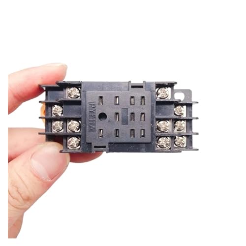 Relé de 11 pines 12V CC con triple contacto triple conmutación de cinco amperios