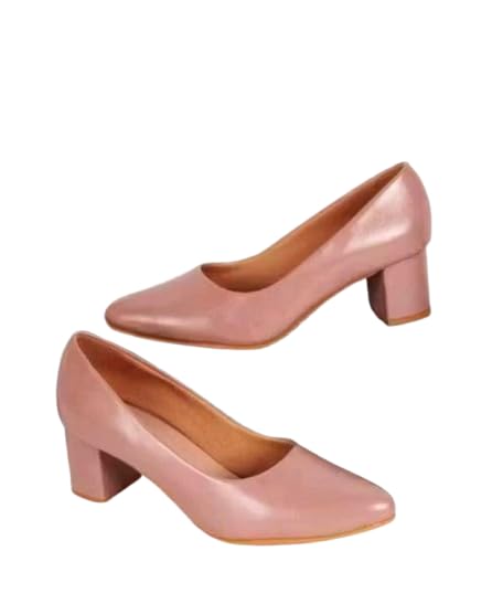 Women Pointed Toe Bellies with Solid Block Heel Stylish Slip-On for Women Rubber Sole Comfortable Fashion Footwear for Office, Party and Casual-image-26