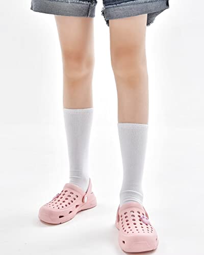 Cubufly Girls Garden Clogs Slip On Water Shoes Children Sandals For Indoor Outdoor Pink(Toddler/Little Kids/Big Kids) #TOP5