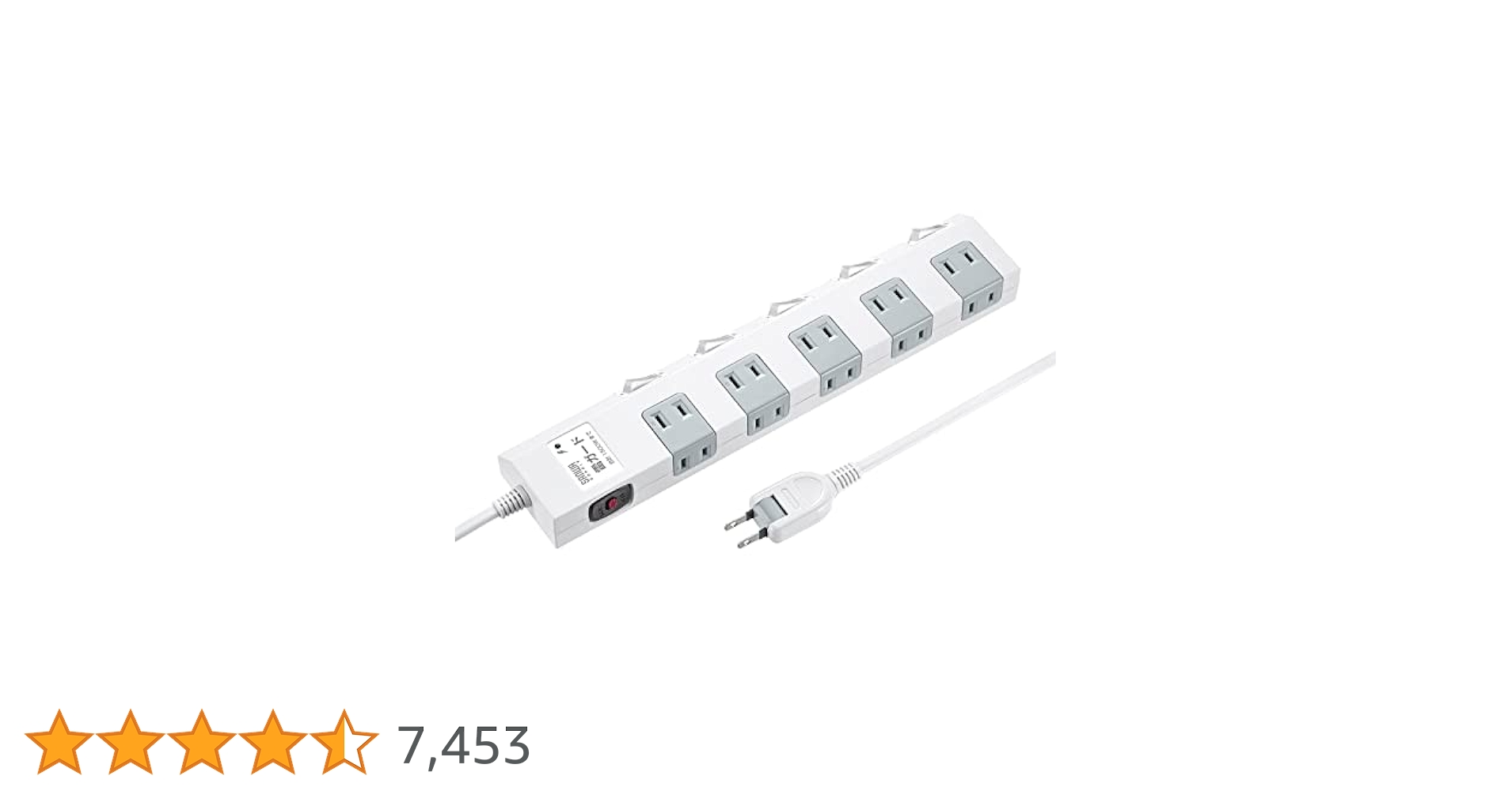 【未開封】雷ガードタップ 2P 6個口 1m 10点セット サンワプライ サンワサプライ 雷ガードタップ(2P・6個口・5m)・延長コード