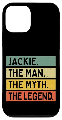 Jackie The Man The Myth The Legend�ʔ������O������p �X�}�z�P�[�X iPhone 12 mini �p