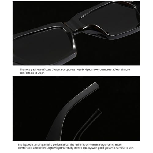 Lunettes de soleil polygonales à rivets rétro design géométrique et verres dégradés UV400