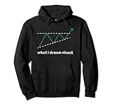 Lustig Aktien-Chart Aufsteigendes Dreieck-Muster Pullover Hoodie