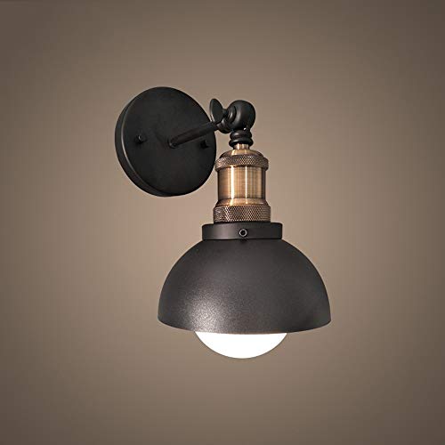 Lampe murale rétro noire multifonction pour chambre et escalier - 3