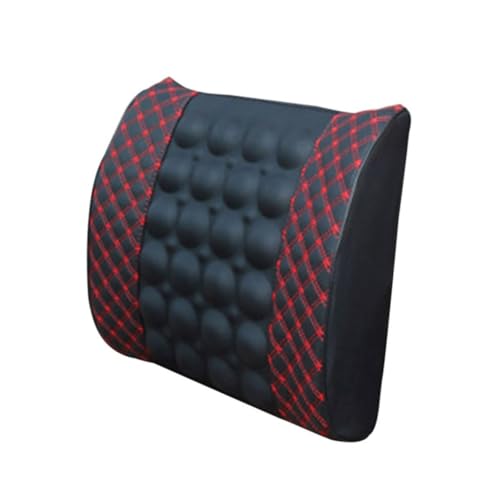 Coussin lombaire pour voiture Healvian en PU avec massage circulaire et bande élastique
