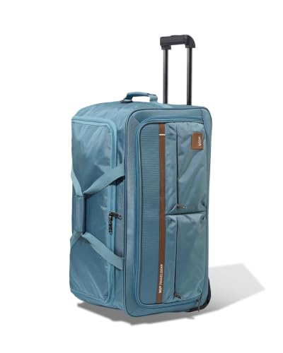 Image of VIP Grande Medium Size 2-Wheel Duffle Trolley Bag, Smoke Blue