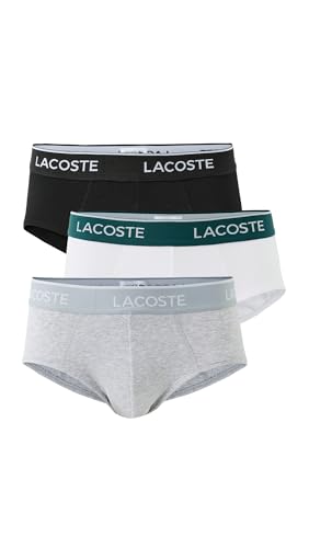 Lacoste Men's Cotton Stretch Jersey Briefs 3 Pack